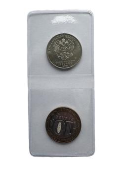 Файл на 2 монеты 50х110мм